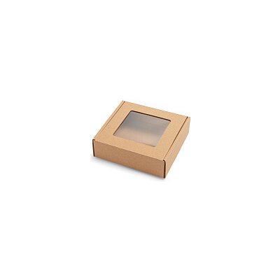 Top-obaly Dárková krabice s průhledným víkem 150 x 150 x 50 mm 10 ks – Zboží Živě