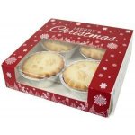 Krabička vánoční na cukroví, koláčky 17 x 17 x 4,5 cm – Zboží Dáma