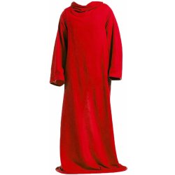 Verk Snuggie červená 180 x 140 cm