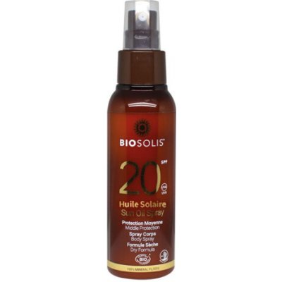 Biosolis opalovací olej spray SPF20 100 ml