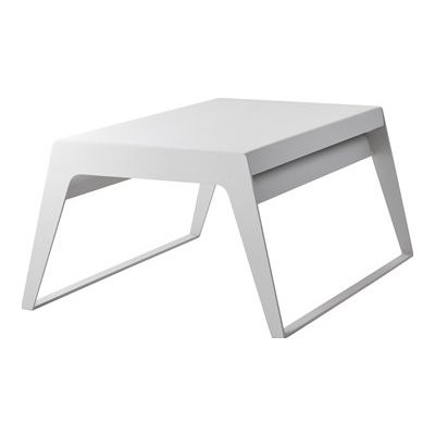 Cane-line Hliníkový výsuvný konferenční stolek Chill-out, obdélníkový 66x90x40 cm, rám hliník lava grey – Zbozi.Blesk.cz