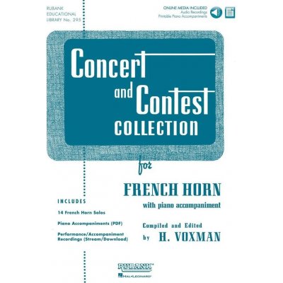 CONCERT & CONTEST COLLECTIONS + Audio Online lesní roh + klavír PDF