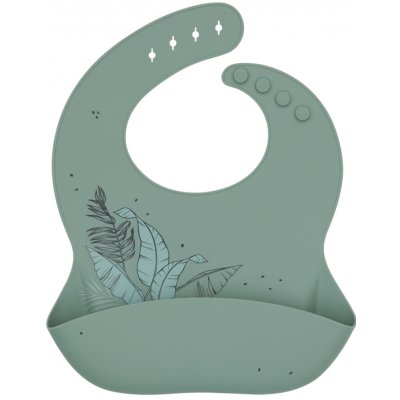 KikkaBoo Bryndák s kapsou Platinum Silicone Flora Sage – Zboží Dáma