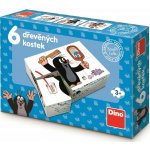 Dino Kostky kubus Krtek 6 ks v krabičce 18 x 13 x 4 cm – Hledejceny.cz
