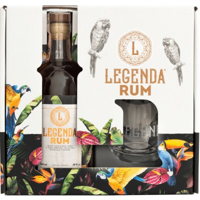 Legenda Rum 38% 0,7 l (dárkové balení 1 pohár)