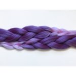 Kanekalon Easy Braid a Miss Rola Barva: L-PURPLE/LAVENDER (purple-lavender shaded, ombré fialová-levandulová), Značka: Miss Rola – Sleviste.cz