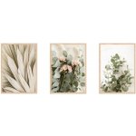 Oboustranná Sada Plakátů Botanika | 3 x A3 | DP3351483 – Zboží Dáma