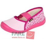Fare bačkory bačkory baleríny na gumičku 4116453 Růžová – Zboží Dáma