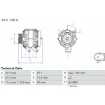 generátor BOSCH 0 986 085 230