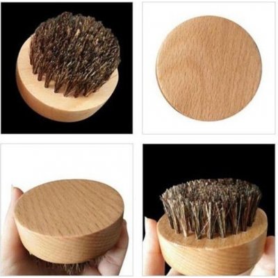 Beard Brush SL1500 Kulatý dřevěný kartáč na vousy, kančí štětiny 65 mm – Hledejceny.cz