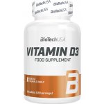 BioTech USA Vitamin D3 120 tablet – Hledejceny.cz