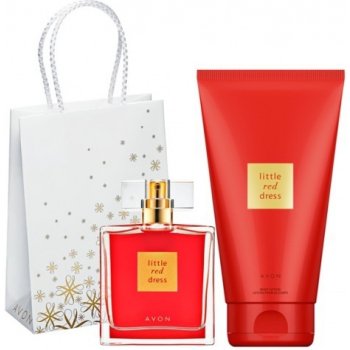 Avon Little Red Dress EDP 50 ml + tělové mléko 150 ml + dárková taštička dárková sada