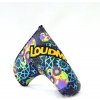 Golfový headcover Loudmouth Blade Putter Cover Geometry Skull