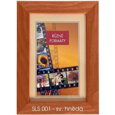 Fotorámeček 24x30 dřevěný CODEX - SLS 01 sv. hnědý – Hledejceny.cz