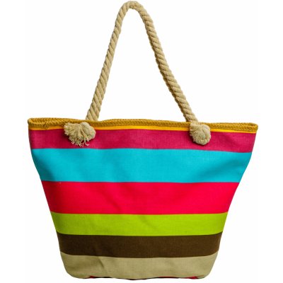 VFstyle dámská plážová taška Summer barevná – Zboží Mobilmania