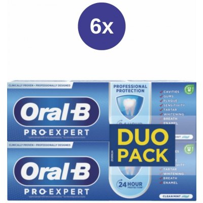 Oral-B Pro Expert Professional Protection DUO 6 x 2 x 75 ml – Hledejceny.cz