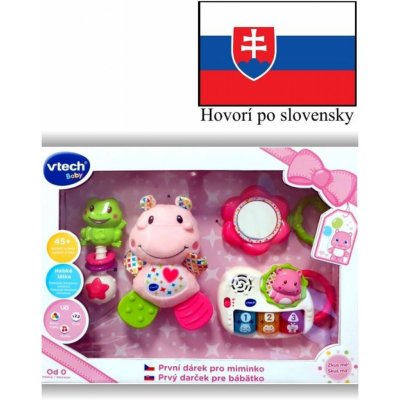 Vtech první dárek pro miminko CZ růžový – Zboží Dáma