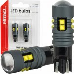 LED žárovky STANDARD T10 2525 10SMD White 12/24V AMIO-04993 – Hledejceny.cz