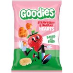 Goodies křupky srdíčka banán a jahoda 30 g – Zboží Dáma