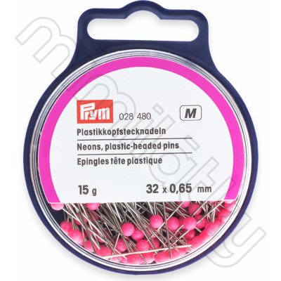 Špendlík quiltovací 0,65 x 32 mm růžový – Zboží Mobilmania