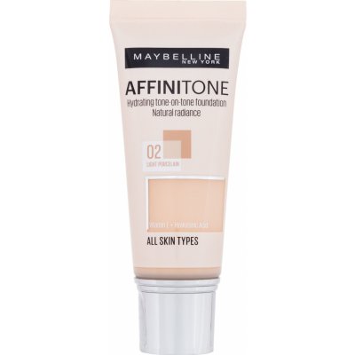 Maybelline Affinitone Makeup 02 Light Porcelain 30 ml – Hledejceny.cz