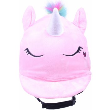 QHP Potah na helmu Unicorn pink