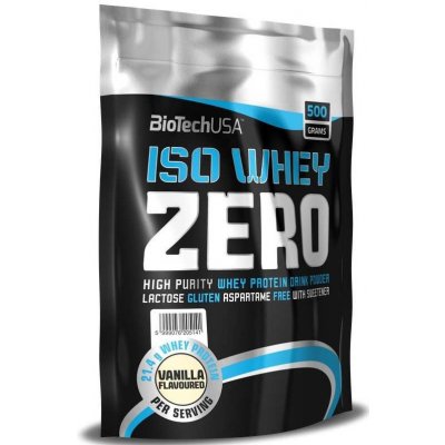 BioTech USA Iso Whey Zero 500 g – Hledejceny.cz