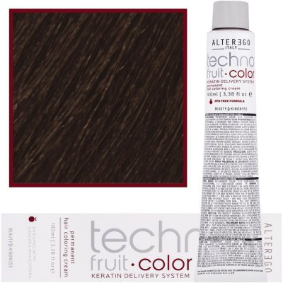 Alter Ego Technofruit Color barva s keratinem pro permanentní barvení vlasů 6/0 100 ml