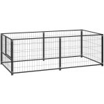 vidaXL Psí kotec černý 200 x 100 x 70 cm ocel – Zboží Dáma vidaXL Psí kotec černý 200 x 100 x 70 cm ocel – Zboží Dáma