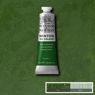 Olejová barva Winsor & Newton Winton 200 ml Ox Of Chrome – Hledejceny.cz