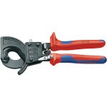 KNIPEX Nůžky na kabely, ráčnový princip, 9531250 – Zboží Dáma