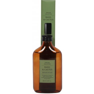 Perfume Collection Aroma difuzér HOME SCENT Bazalka a Kaktus hnědý 200 ml – Sleviste.cz