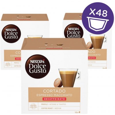 Nescafé Dolce Gusto Cortado Decaffeinato 48 ks – Zboží Mobilmania