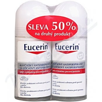 Eucerin Deo roll-on duopack 2018 2x 50 ml