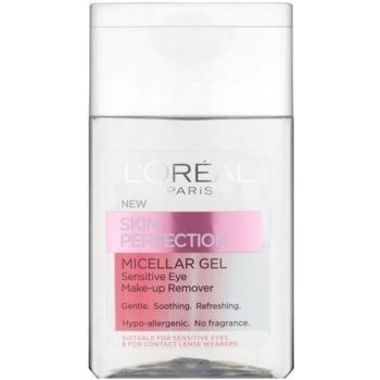 L'Oréal Skin Perfection micelární gel pro citlivé oči 5v1 125 ml