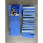 DOTEX D&D s.r.o Dětské bavlněné punčocháče DOTEX tenké pruhy světle modrá – Zbozi.Blesk.cz