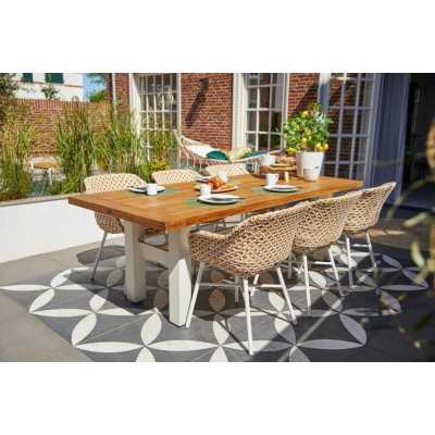 Hartman Delphine zahradní jídelní souprava se stolem Heron 40x100cm – Hledejceny.cz