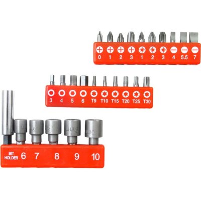 Sada bitů EXTOL PREMIUM 8819620 26 ks nástrčné hlavice 6-10mm – Zbozi.Blesk.cz