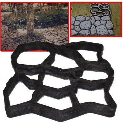 Garden Line 6284 Forma 43 x 42,5 x 4 cm černá 1 ks – HobbyKompas.cz