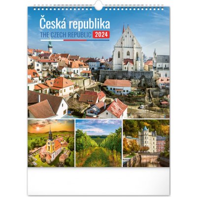 Nástěnný Česká republika 30 × 34 cm 2024 – Zboží Mobilmania