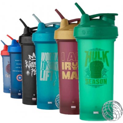 BlenderBottle Blender Bottle Classic Loop PRO Šejkr Marvel 820 ml - Black Panther – Hledejceny.cz