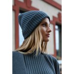 Peca del Sol čepice beanie žebrovaná antracit – Hledejceny.cz