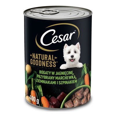 Cesar Jehněčí a zelenina 6 x 400 g – Zbozi.Blesk.cz