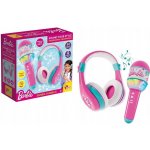 Lisciani BARBIE HUDEBNÍ MIKROFON A BLUETOOTH SLUCHÁTKA SVĚTLO ZVUK – Zboží Dáma