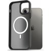 Pouzdro a kryt na mobilní telefon Apple Pouzdro AlzaGuard Matte Case Compatible with MagSafe iPhone 12 / 12 Pro černé