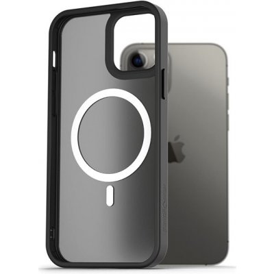 Pouzdro AlzaGuard Matte Case Compatible with MagSafe iPhone 12 / 12 Pro černé
