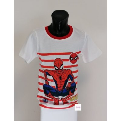 chlapecké tričko Spiderman červ. proužek