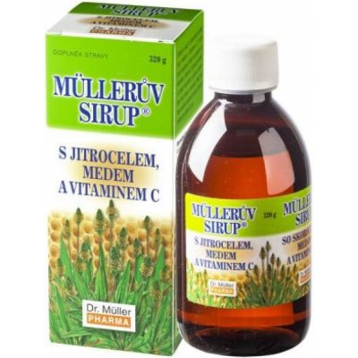 Müllerův sirup s jitrocelem medem a vit.C 245 ml