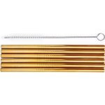 Legami Stailess Steel Straws Cocktail Size Gold – Zboží Mobilmania