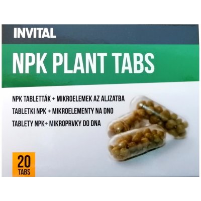 Invital Tablety NPK + mikroprvky do dna 20 tablet – Zboží Mobilmania